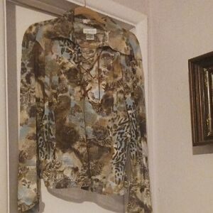 Women's Animal Print Blouse